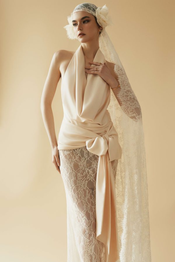 LACE HEAD-COVERING VEIL - Image 4
