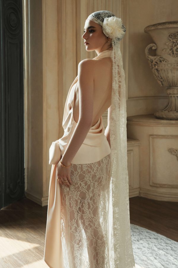 LACE HEAD-COVERING VEIL - Image 3