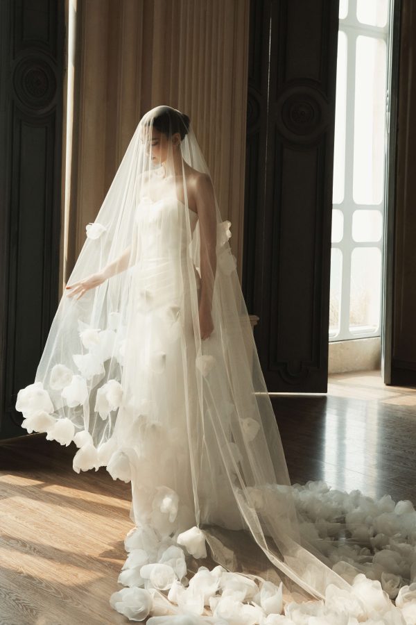 3D FLOWER CATHEDRAL VEIL - Image 2