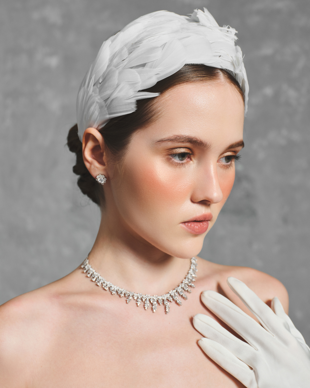 FEATHER BRIDAL HEADBAND