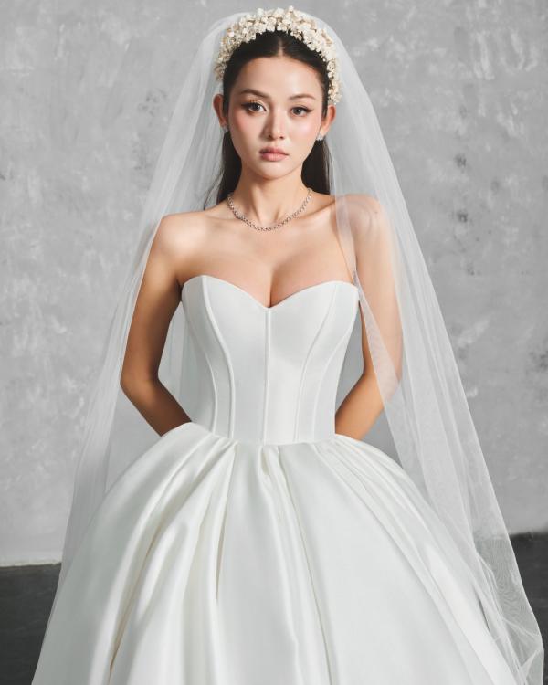 FLORAL BRIDAL HEADBAND - Image 3